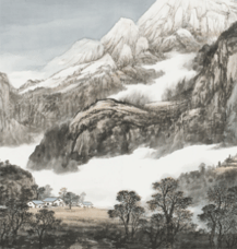 周武元国画作品随想 人生最曼妙的风景何处